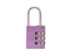 Zámok visiaci kódovací 30mm fialový - V.P.F.MEDIUM s.r.o. Stavebné a nábytkové kovanie
