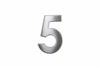 Číslo domové 5 75mm nalepovacie nerez - V.P.F.MEDIUM s.r.o. Stavebné a nábytkové kovanie