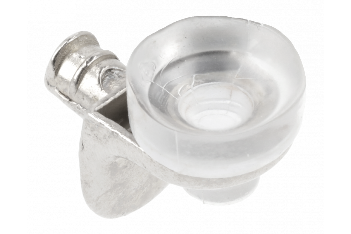 Podperka na sklenené police s prísavkou lomená - V.P.F.MEDIUM s.r.o. Stavebné a nábytkové kovanie