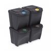 Sortibox 4x25l triedič odpadu šedý - V.P.F.MEDIUM s.r.o. Stavebné a nábytkové kovanie