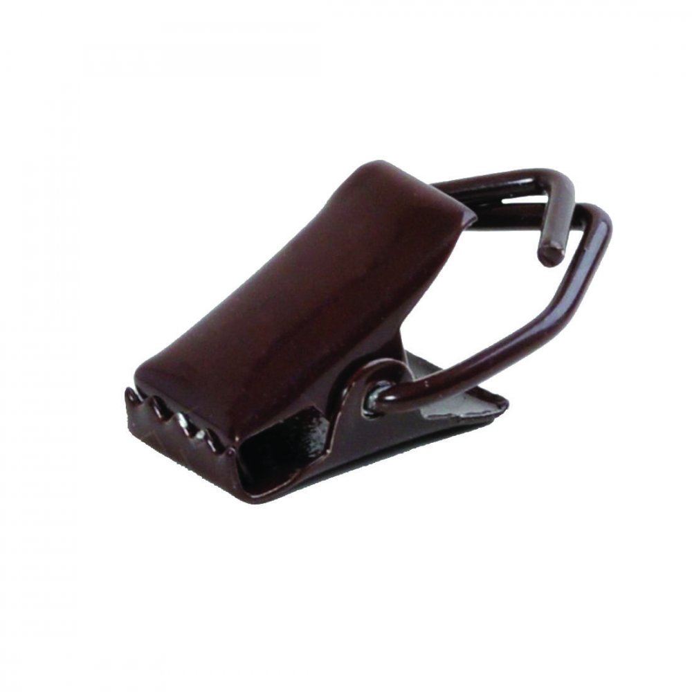 Štipec záclonový kovový hnedý - V.P.F.MEDIUM s.r.o. Stavebné a nábytkové kovanie