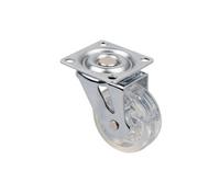 Koliesko nábytkové 50mm otočné transparentné - Kolieska | ***