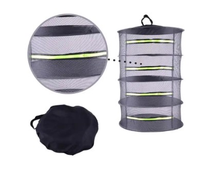 Sieťka na sušenie kruhová so zipsom 4 poschodová priemer 58cm - V.P.F.MEDIUM s.r.o. Stavebné a nábytkové kovanie