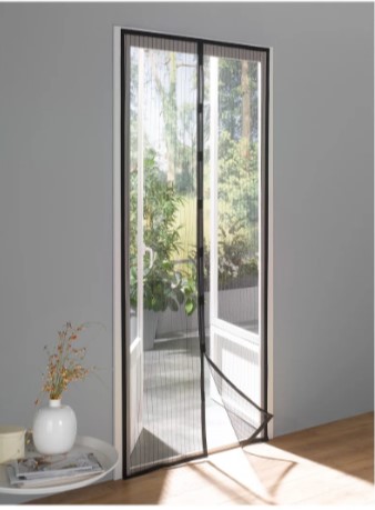 Sieťka proti hmyzu 218x96cm magnetická čierna - V.P.F.MEDIUM s.r.o. Stavebné a nábytkové kovanie