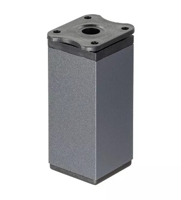 Noha nábytková DAK_27 40x40 60mm antracit AL - V.P.F.MEDIUM s.r.o. Stavebné a nábytkové kovanie