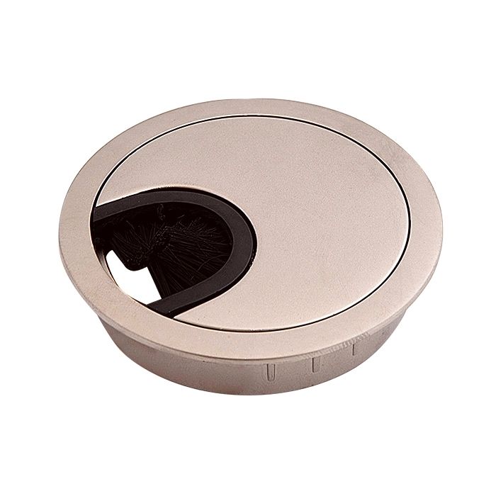 Prechodka káblová 60mm satinová - V.P.F.MEDIUM s.r.o. Stavebné a nábytkové kovanie