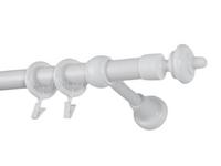 Garniža drevená 28mm/200cm Biela  - V.P.F.MEDIUM s.r.o. Stavebné a nábytkové kovanie