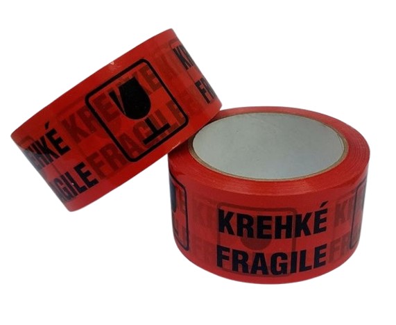 Páska lepiaca 48mm 66m s potlačou "Krehké Fragile" - V.P.F.MEDIUM s.r.o. Stavebné a nábytkové kovanie