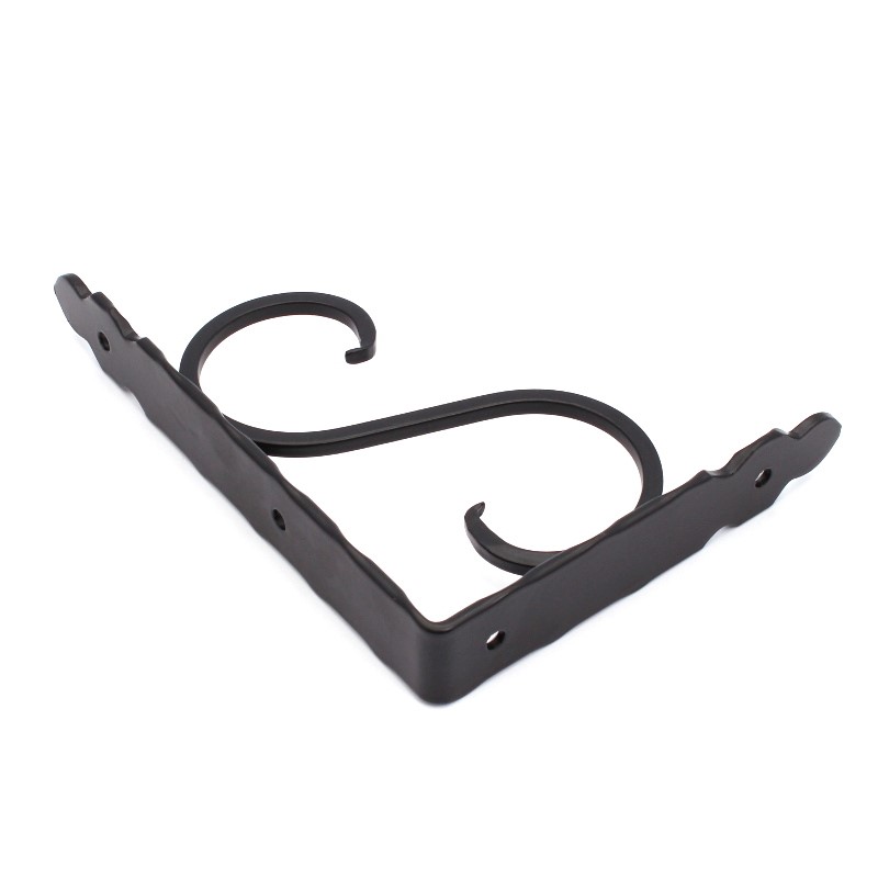 Konzola Retro 25x15cm čierna - V.P.F.MEDIUM s.r.o. Stavebné a nábytkové kovanie