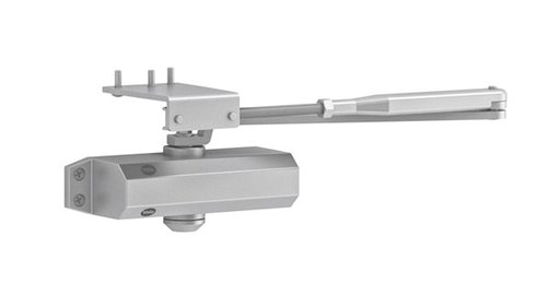 Samozatvárač Yale DC3500 strieborný s ramienkom - V.P.F.MEDIUM s.r.o. Stavebné a nábytkové kovanie