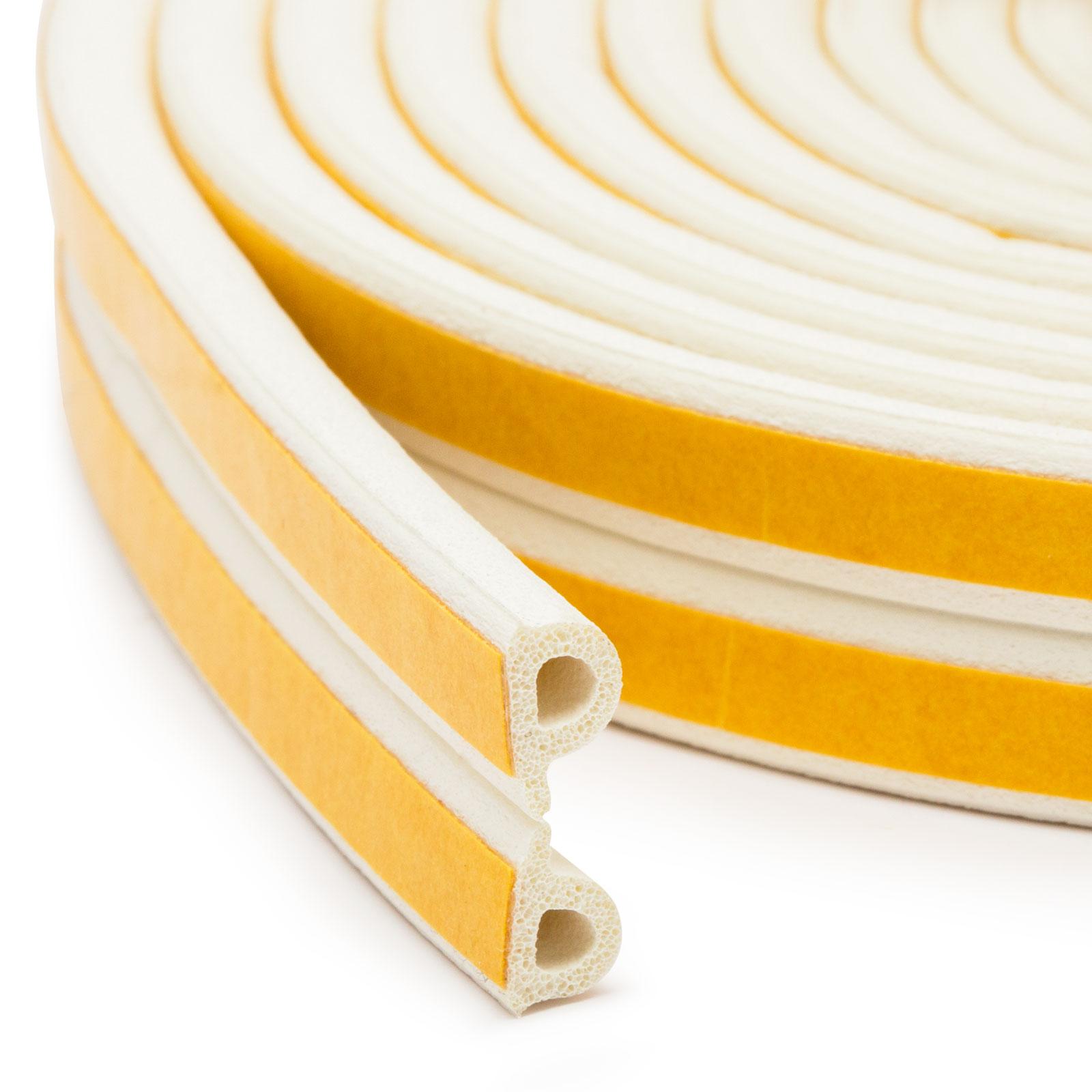 Tesnenie samolepiace 9x5,5mm "P" biele /100m bal - V.P.F.MEDIUM s.r.o. Stavebné a nábytkové kovanie