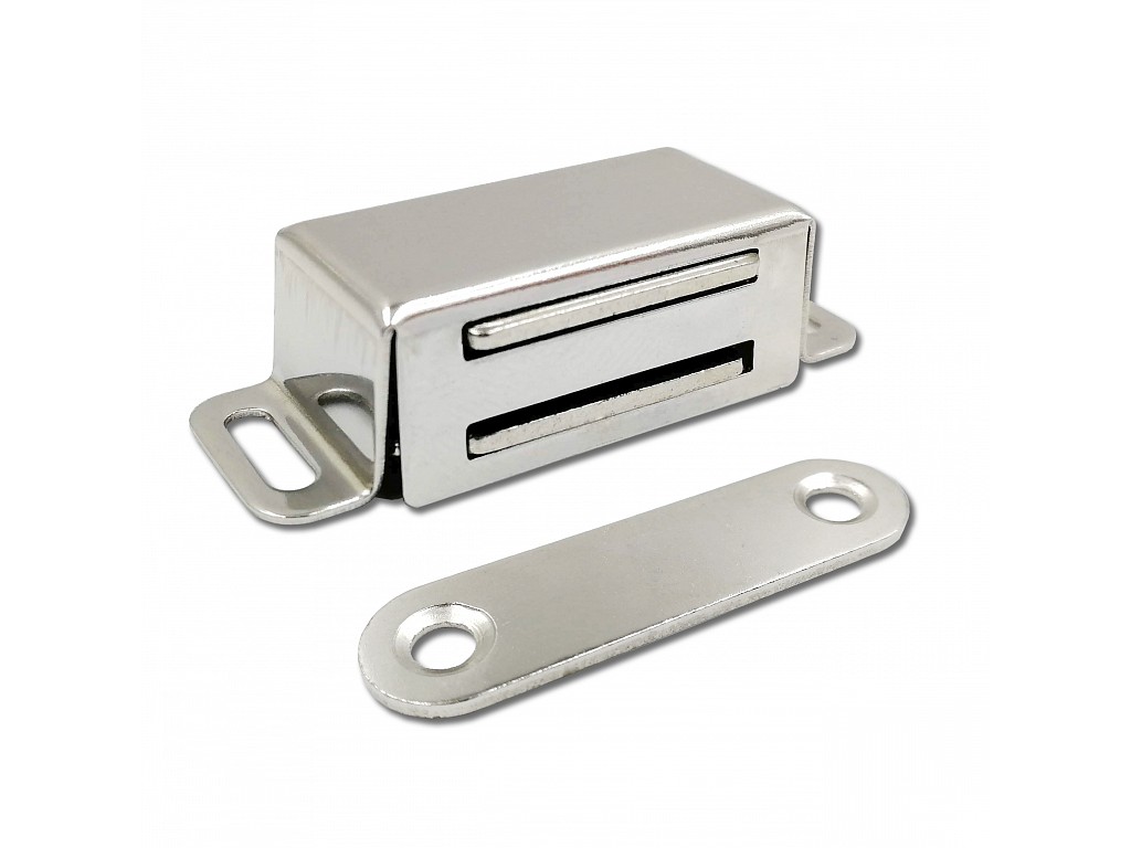 Sklapka magnetická MC03A Nerez - V.P.F.MEDIUM s.r.o. Stavebné a nábytkové kovanie