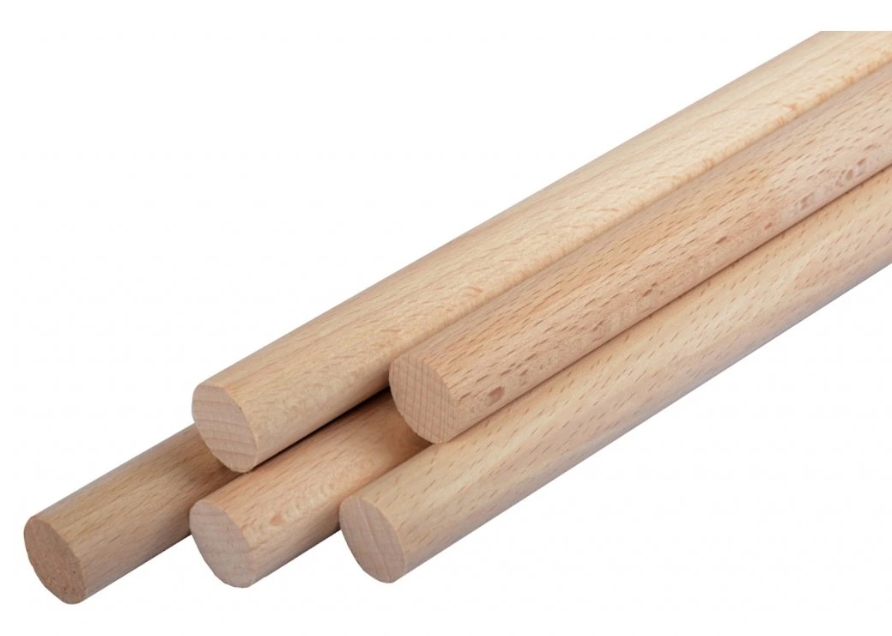 Tyč D-10mm/1m buk hladká - V.P.F.MEDIUM s.r.o. Stavebné a nábytkové kovanie