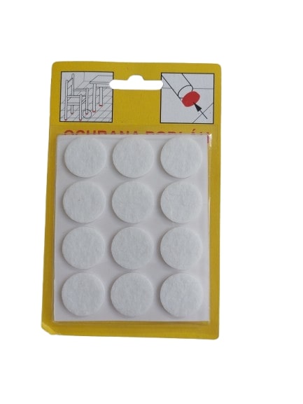 Ochrana filcová D-21mm 104 biela - Kov.náb.-príslušenstvo | ***