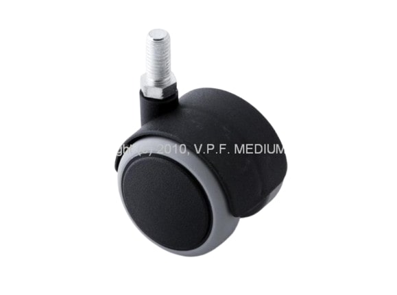 Koliesko A50G M10x20 čierne s gumou - V.P.F.MEDIUM s.r.o. Stavebné a nábytkové kovanie