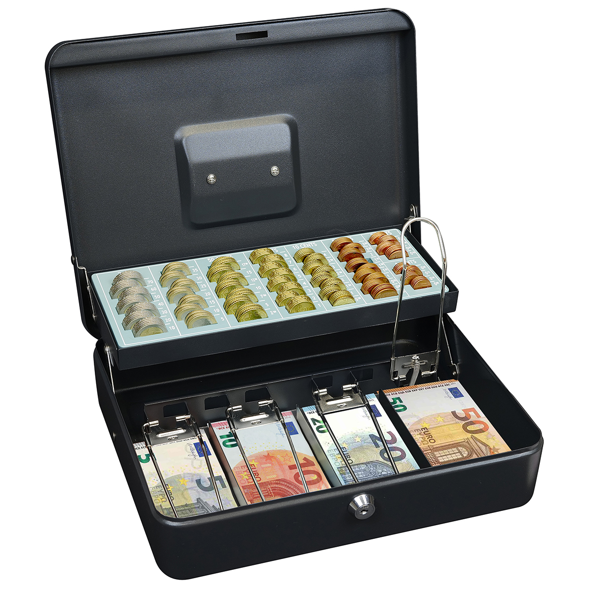 Europokladnička 300x240x90mm s klipom čierna - V.P.F.MEDIUM s.r.o. Stavebné a nábytkové kovanie