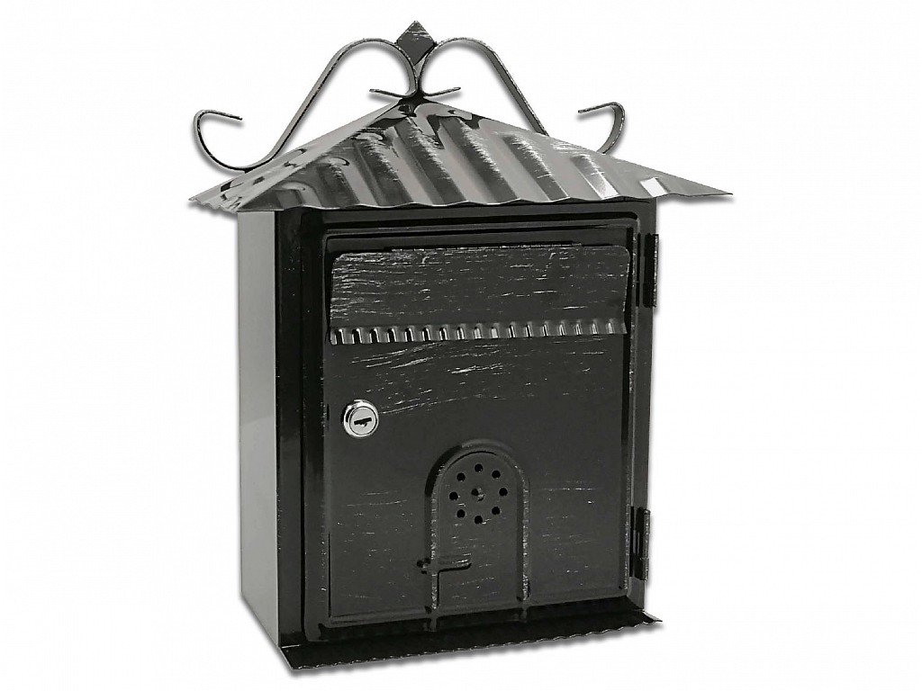 Schránka Alan 280x350x85/110mm čierna - Schránky domové | ***