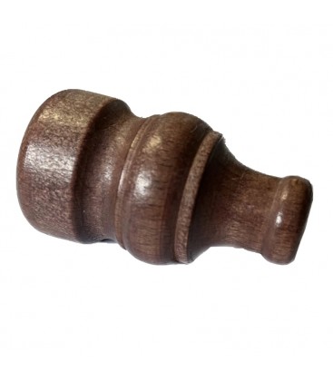 Koncovka garniže drevená 28mm orech - V.P.F.MEDIUM s.r.o. Stavebné a nábytkové kovanie