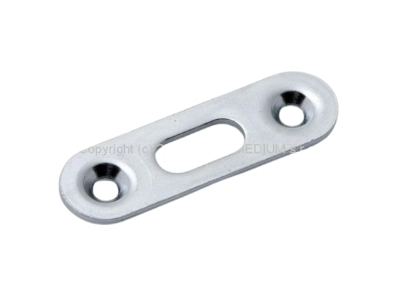 Protiplech zapustený rovný K307  Zn - Zástrče stavebné | ***