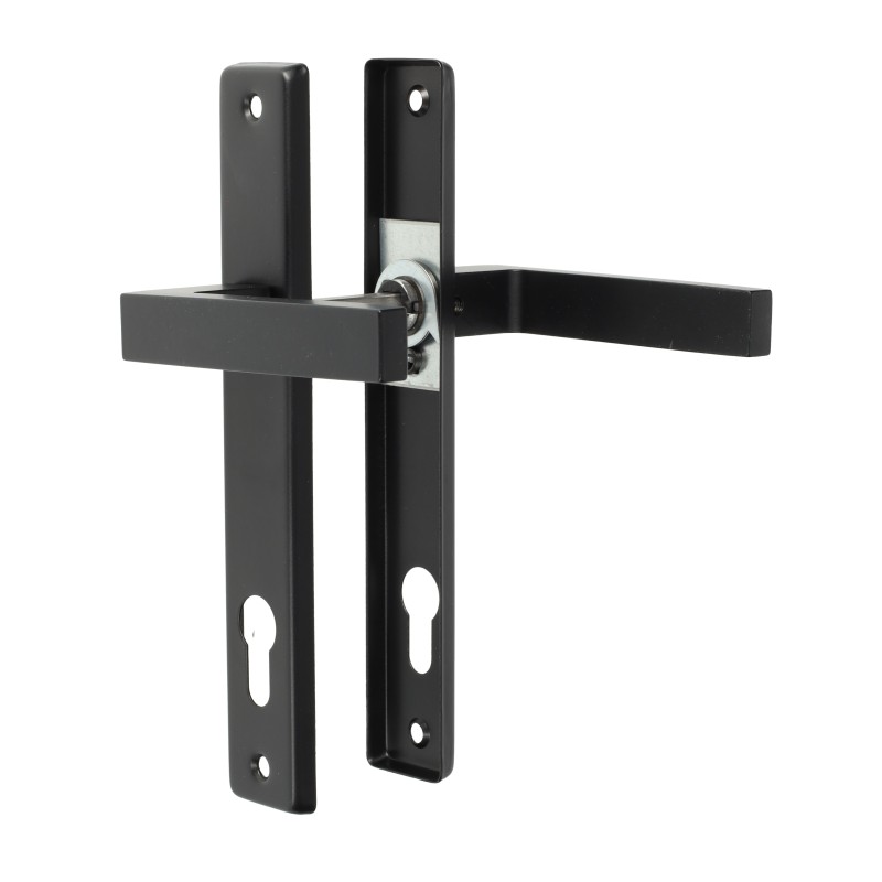 Kovanie na bránku 4Q 34mm K+K V/90 čierne - Kovania dverove-exteriérové | ***