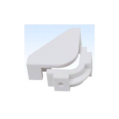 Držiak schodišťovej tyče biely - V.P.F.MEDIUM s.r.o. Stavebné a nábytkové kovanie