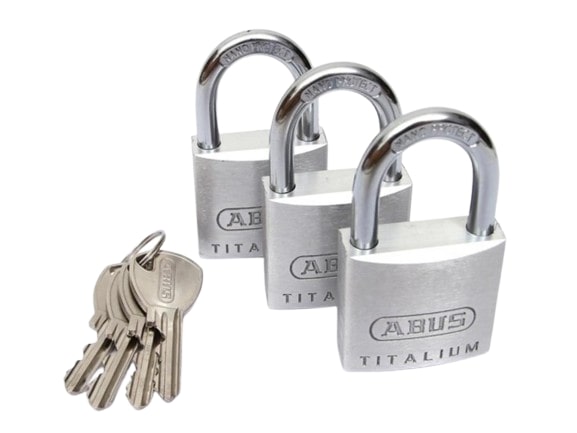 Zámok visiaci ABUS 727TI/40 Trio 4 kľ./3ks bal - V.P.F.MEDIUM s.r.o. Stavebné a nábytkové kovanie