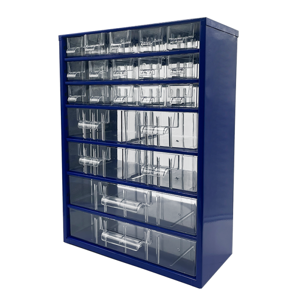 Skrinka Tokoz 09/15S, 4M, 2L modrá - V.P.F.MEDIUM s.r.o. Stavebné a nábytkové kovanie