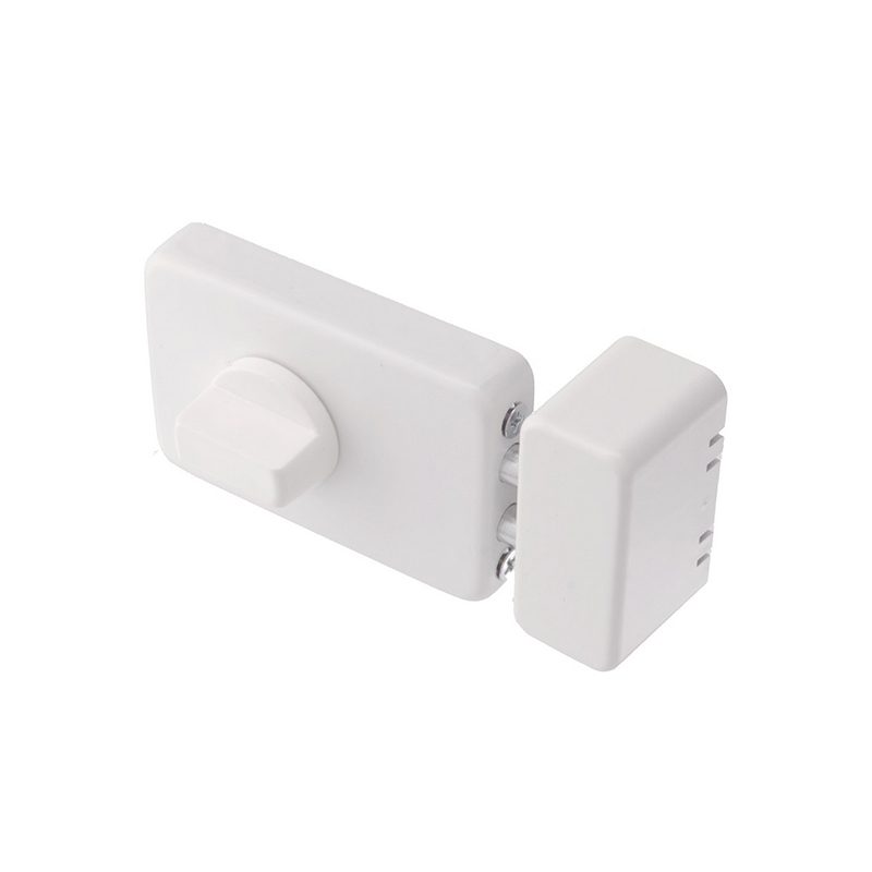 Zámok prídavný 1572 bez vložky biely - V.P.F.MEDIUM s.r.o. Stavebné a nábytkové kovanie