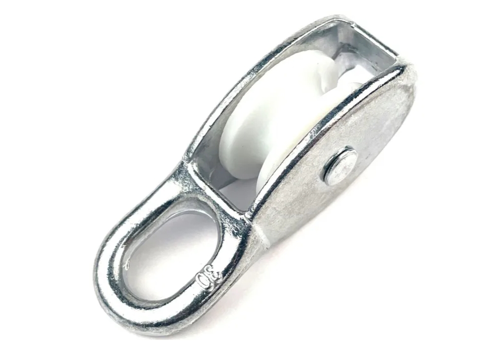 Kladka jednokoliesková pevná 40mm Zn  - V.P.F.MEDIUM s.r.o. Stavebné a nábytkové kovanie