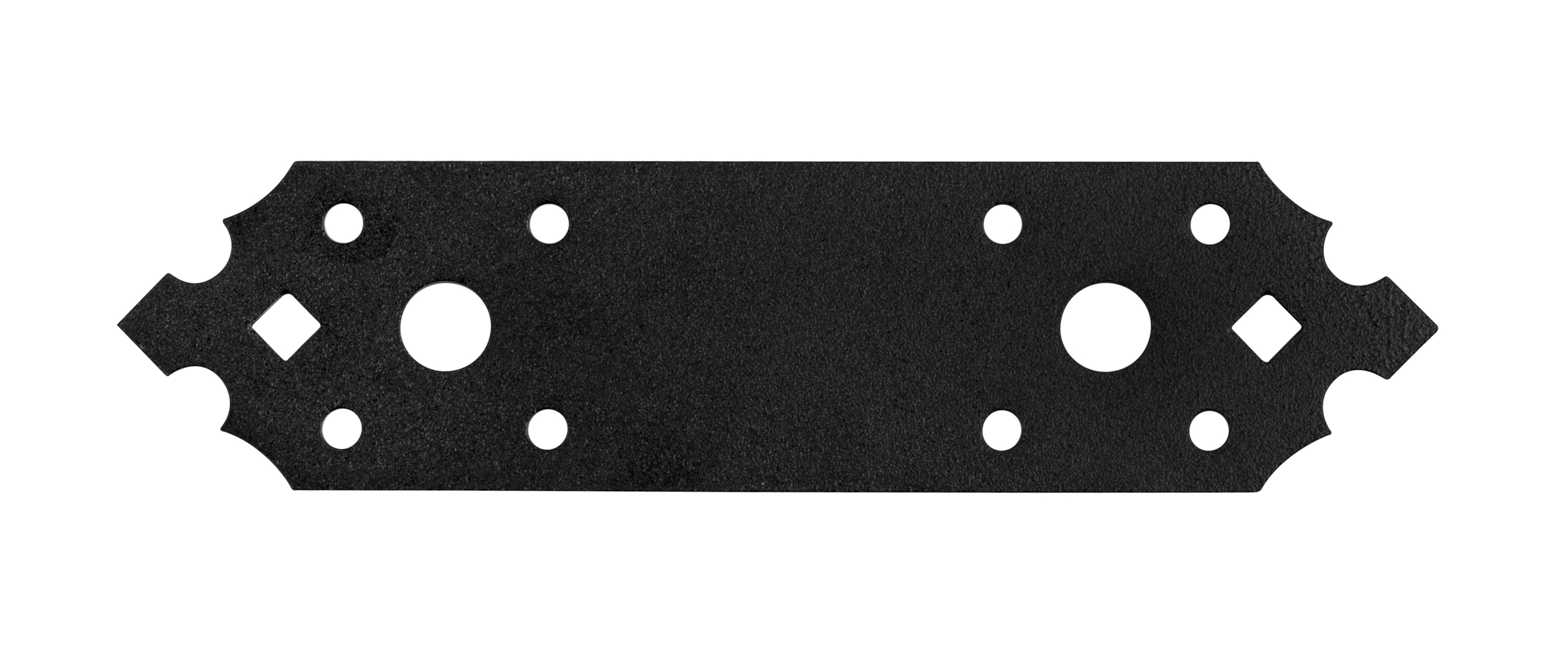 Doska spojovacia ozdobná 160x40x2,5mm čierna matná - V.P.F.MEDIUM s.r.o. Stavebné a nábytkové kovanie