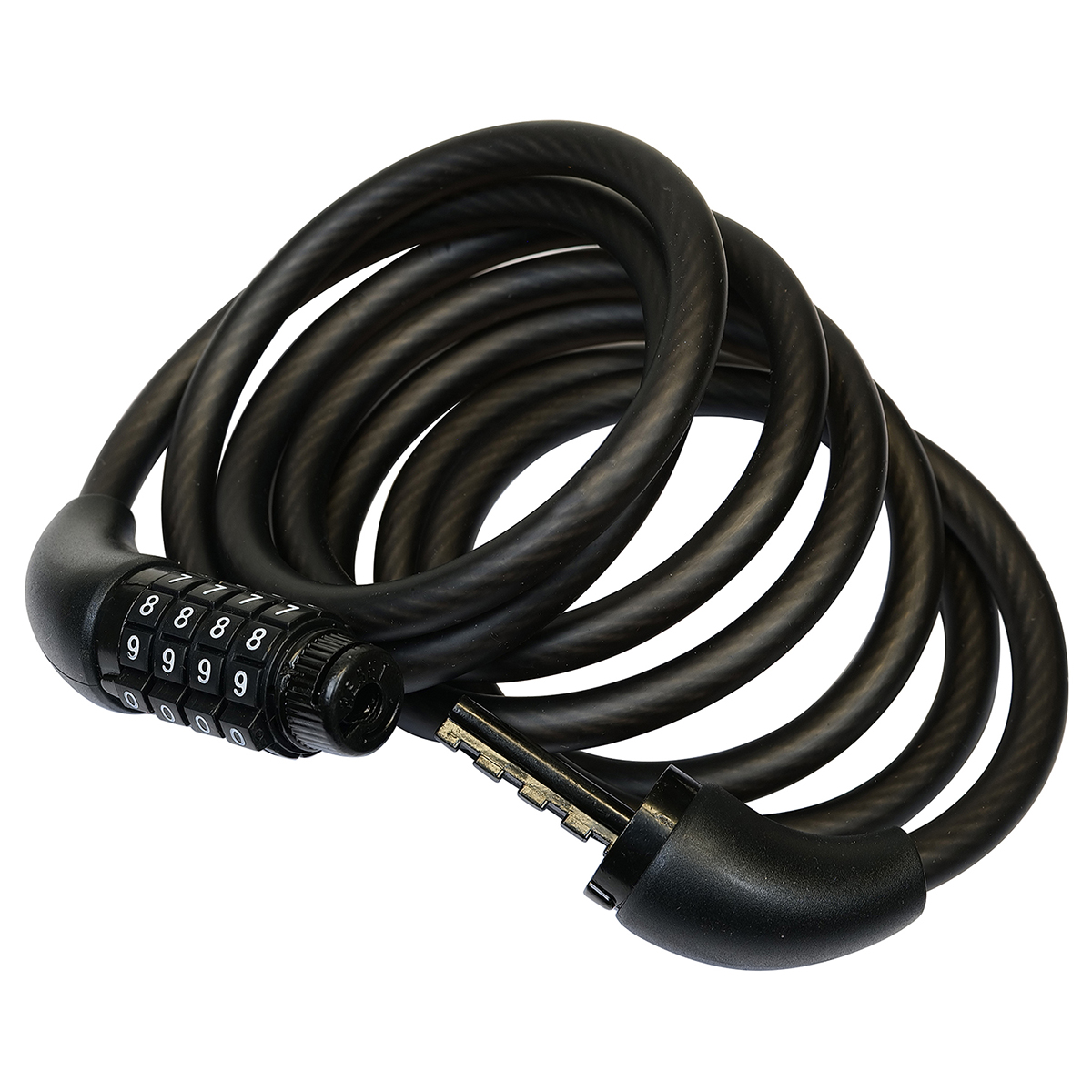 Zámok lankový kódovací RL567 8x1800mm čierny - V.P.F.MEDIUM s.r.o. Stavebné a nábytkové kovanie