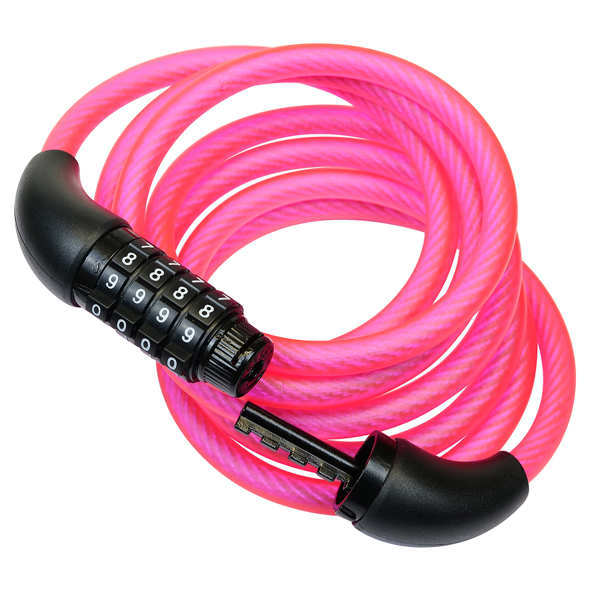 Zámok lankový kódovací RL567 8x1800mm ružový - V.P.F.MEDIUM s.r.o. Stavebné a nábytkové kovanie