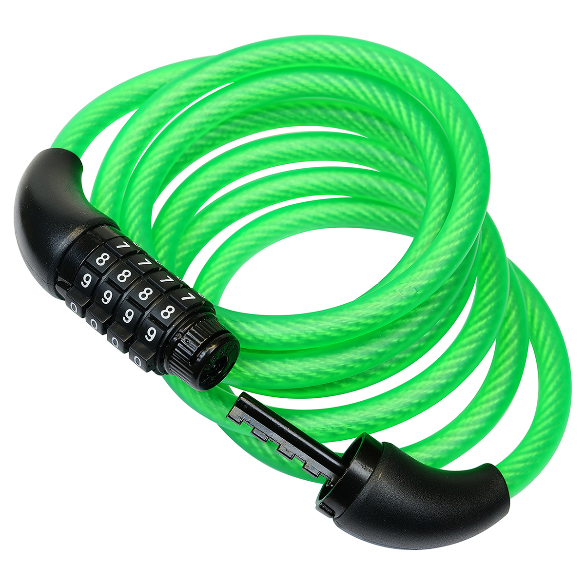 Zámok lankový kódovací RL567 8x1800mm zelený - V.P.F.MEDIUM s.r.o. Stavebné a nábytkové kovanie