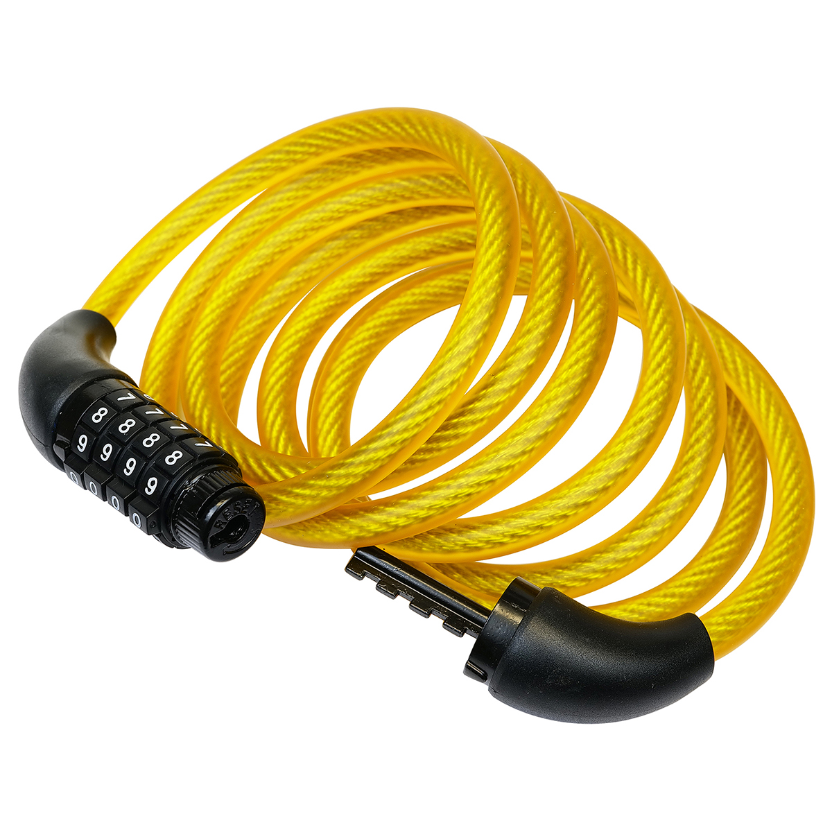 Zámok lankový kódovací RL567 8x1800mm žltý - V.P.F.MEDIUM s.r.o. Stavebné a nábytkové kovanie