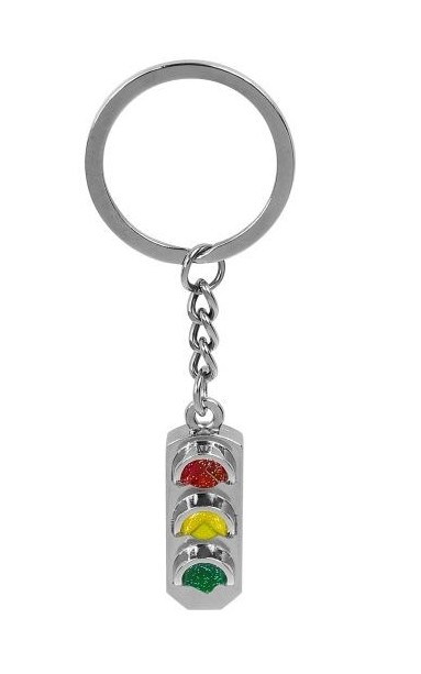 Prívesok/kľúčenka Semafor E6 - Kľúče,rozlišovače a ND | ***